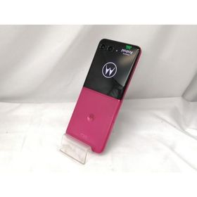 【中古】MOTOROLA IIJmio 【SIMフリー】 motorola razr 50 ultra ホットピンク 12GB 512GB【戸塚】保証期間１ヶ月【ランクA】