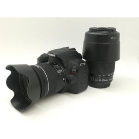【中古】Canon EOS Kiss X9 ダブルズームキット ブラック【札幌】保証期間１ヶ月【ランクB】
