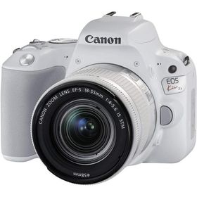 キヤノン Canon EOS Kiss X9 EF-S 18-55mm STM 標準 レンズセット ホワイト 手振れ補正 デジタル一眼レフ カメラ 中古