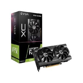EVGA GeForce RTX 3050 XC ゲーミング 08G-P5-3553-KR 8GB GDDR6 デュアルファン メタルバックプレート