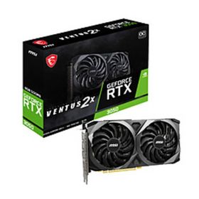 〔中古〕MSI(エムエスアイ) MSI GeForce RTX 3050 VENTUS 2X 8G OC〔297-ud〕