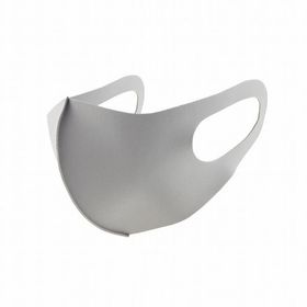 イベント 縁日 催物 抽選会/名入れ ロゴ入れ オリジナル ひんやりUVカットマスク1枚入 グレー