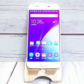 au Galaxy A8 SCV32 32GB ホワイト 白ロム 本体 白ロム SIMロック解除済み SIMフリー C276041