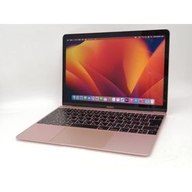【中古】Apple MacBook 12インチ CoreM3:1.2GHz 256GB ローズゴールド MNYM2J/A (Mid 2017)【新宿2】保証期間１ヶ月【ランクB】
