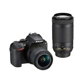 【アウトレット品】Nikon デジタル一眼レフカメラ D5600 ダブルズームキット ブラック D5600WZBK