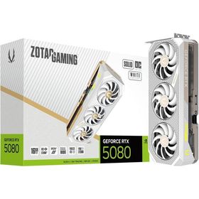 ZOTAC GAMING GeForce RTX 5080 SOLID OC White 16GB GDDR7 グラフィックスボード ZT-B50800Q-10P VD9114