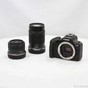 【中古】Canon(キヤノン) EOS R50 ダブルズームキット ブラック 【258-ud】