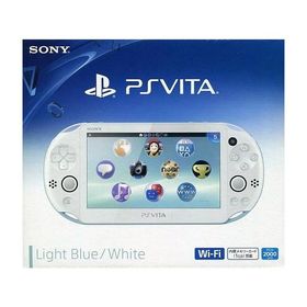 中古PSVITAハード PlayStation Vita本体 Wi-Fiモデル ライトブルー・ホワイト[PCH-2000]
