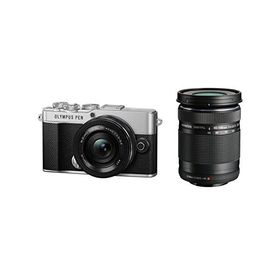 オリンパス OLYMPUS PEN E-P7 EZダブルズームキット シルバー OLYMPUS PEN ミラーレス一眼カメラ