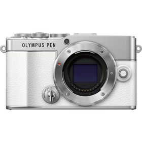 オリンパス ミラーレス一眼カメラ「OLYMPUS PEN E-P7」ボディ(ホワイト) オリンパス E-P7ボディ-WHT 返品種別A