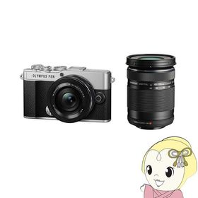 ミラーレス一眼カメラ OLYMPUS PEN E-P7 EZダブルズームキット [シルバー]