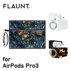 【正規代理店】 AirPods 第3世代 ケース FLAUNT フラント ブランド AirPods Pro 3 エアポッツ ワイヤレス充電 保護 女性 彼女 Square Case for AirPods Pro 3