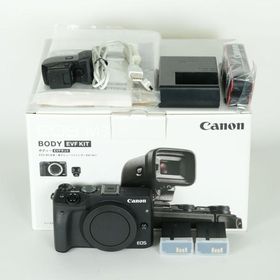 [美品 | バッテリー2個付｜注意事項あり] Canon EOS M3 ボディEVFキット ブラック | キヤノンEF-Mマウント