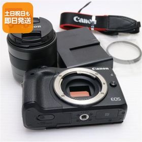 超美品 EOS M3 レンズキット ブラック 即日発送 ミラーレス一眼 Canon 本体 あすつく 土日祝発送OK