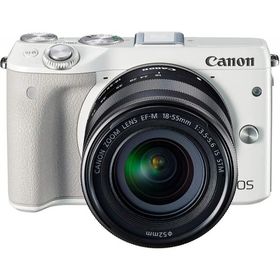 キヤノン Canon EOS M3 レンズキット ホワイト EOSM3WH-1855ISSTMLK <プレゼント包装承ります>