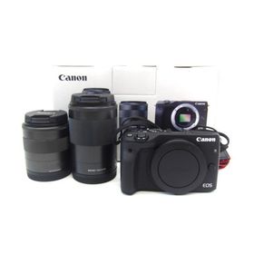 Canon キヤノン EOS M3 ダブルズームキット ミラーレス 一眼カメラ ∠UK2137