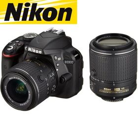 ニコン Nikon D3300 ダブルズームキット2 デジタル一眼レフ カメラ 中古
