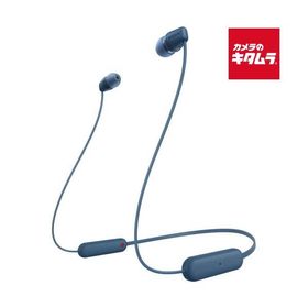 ソニー SONY ワイヤレスステレオヘッドセット DSEE搭載/防滴仕様 ブルー WI-C100 LZ 《納期約１週間》