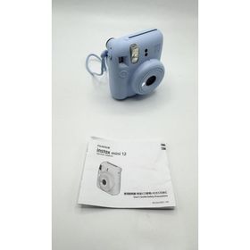 中古 富士フイルム(FUJIFILM) チェキ インスタントカメラ instax mini 12 パステルブルー INS MINI 12 BLUE