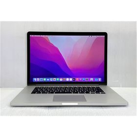 中古 Apple MacBook Pro 15inch Mid 2015 Corei7-2.2GHz/16GB-MEM/256GB-SSD/15.4inch/MacOS12.7.4/バッテリ消耗/難あり品