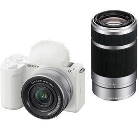 SONY ソニー ミラーレス一眼カメラ VLOGCAM ZV-E10M2X ダブルズームレンズキット ホワイト 新品