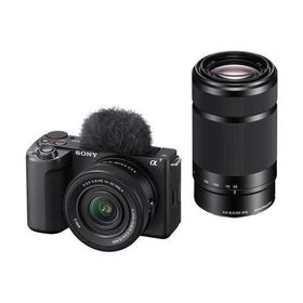 【長期保証付】ソニー(SONY) VLOGCAM ZV-E10M2X-B ブラック αEマウントデジタル一眼カメラ ダブルズームレンズキット