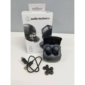 【良品】audio-technica SOLID BASS ATH-CKS50TW/ワイヤレスイヤホン/ブラック