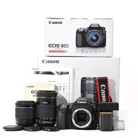 ＜美品＞ Canon EOS 80D ダブルズームキット｜EF-S18-55 IS STM &amp; EF-S55-250 IS STM