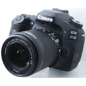 一眼レフカメラ 初心者 一眼レフ 中古 Canon EOS 80D レンズキット 整備 センサークリーニング【中古】