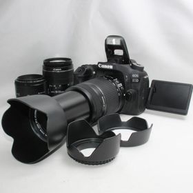 キヤノン Canon EOS 80D 手振れ補正ダブル＋単焦点 トリプルレンズセット 当店限定多数のオマケ付き