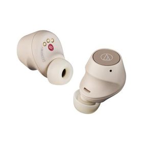 【長期保証付】オーディオテクニカ(audio-technica) ATH-CKS30TW+/BG ライトベージュ Bluetooth 完全ワイヤレスイヤホン SOLID BASS