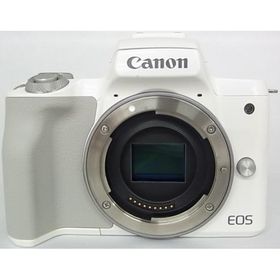 キヤノン ミラーレス CANON EOS Kiss M ボディ ホワイト 中古 Wi-Fi ＆ Bluetooth搭載 おまけ付き
