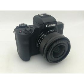 【中古】Canon EOS Kiss M EF-M15-45 IS STM レンズキット ブラック【大須】保証期間１ヶ月【ランクA】