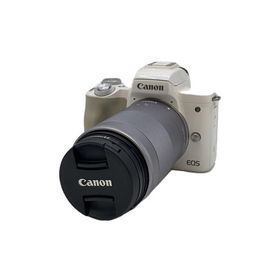 CANON◆デジタル一眼カメラ EOS Kiss M ダブルズームキット [ホワイト]