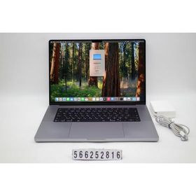 ノートパソコン Apple MacBook Pro 16in 2023 A2780 スペースグレイ Apple M2 Max 1GHz/32GB/1TB(SSD)/16W/3456x2234LiquidRetinaXDR