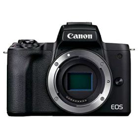 【中古】 Canon ミラーレス一眼カメラ EOS Kiss M2 ボディー ブラック KISSM2BK-BODY