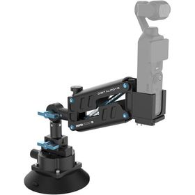 DF DIGITALFOTO Osmo Pocket 吸盤 車載ホルダー 吸盤 ポケット3 吸盤スタンド カメラスタンド アルミニウム合金 超強力吸引力 ダンピング