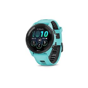 Garmin Smartwatch de corrida Forerunner 265, visor AMOLED colorido, metricas de treinamento e informa〓〓es de recupera〓〓o, azul e preto
