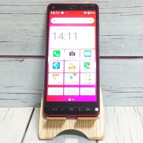 au BASIO4 KYV47 かんたんスマホ2 レッド 本体 白ロム SIMロック解除済み SIMフリー B890011