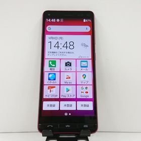 BASIO4 KYV47 au ワインレッド 送料無料 即決 本体 c14369