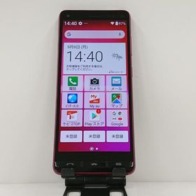 BASIO4 KYV47 au ワインレッド 送料無料 即決 本体 c14367