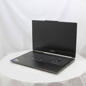 〔中古〕MSI(エムエスアイ) 〔展示品〕 Cyborg 15 A12V Cyborg-15-A12UC-3050JP ブラック＆スケルトン〔258-ud〕