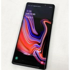 《ジャンク扱い》au Galaxy Note 9 SCV40 SCV40SKA【白ロム】【利用制限:○】【Android10】併売《スマホ・山城店》R1295