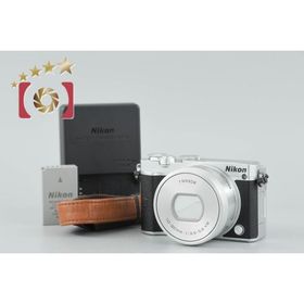 【中古】Nikon ニコン 1 J5 シルバー 標準パワーズームキット シャッター回数僅少