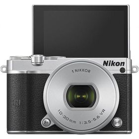 ニコン Nikon 1 J5 10-30mm 標準パワーズームレンズキット シルバー ミラーレス一眼 カメラ 中古