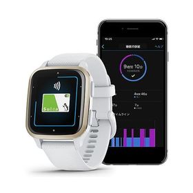 ガーミン(GARMIN) Venu Sq 2 White/Cream Gold日本正規品