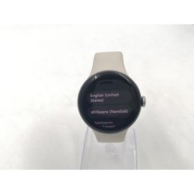 【中古】Google Pixel Watch2 Bluetooth/Wi-Fiモデル PolishedSilverアルミケース/Porcelainアクティブバンド【千葉】保証期間１ヶ月【ランクC】