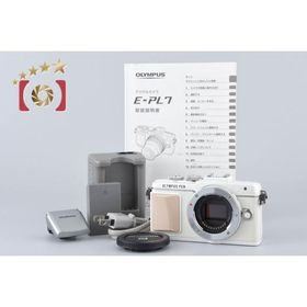 【中古】OLYMPUS オリンパス PEN Lite E-PL7 ホワイト ミラーレス一眼カメラ シャッター回数僅少