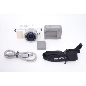 【極上品】オリンパス OLYMPUS ミラーレス一眼 PEN E-PL7 14-42mm EZ レンズキット ホワイト [D11044A]