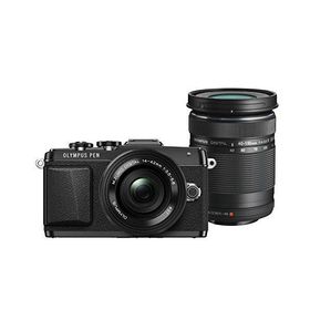 中古 １年保証 美品 OLYMPUS PEN Lite E-PL7 EZダブルズームキット ブラック